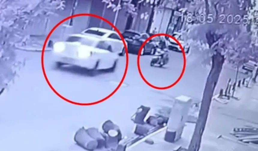 21 yaşındaki motosikletli feci kazada ölümden döndü
