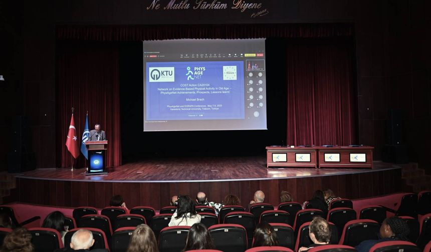 KTÜ,PhysAgeNet&EGRAPA Konferansı 2025 ile Yaşlılık ve Fiziksel Aktiviteyi Mercek Altına Aldı