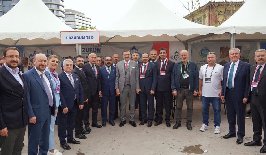 Hisarcıklıoğlu, Erzurum'da yerel ürünleri tanıtarak ticareti ve turizmi canlandırdı