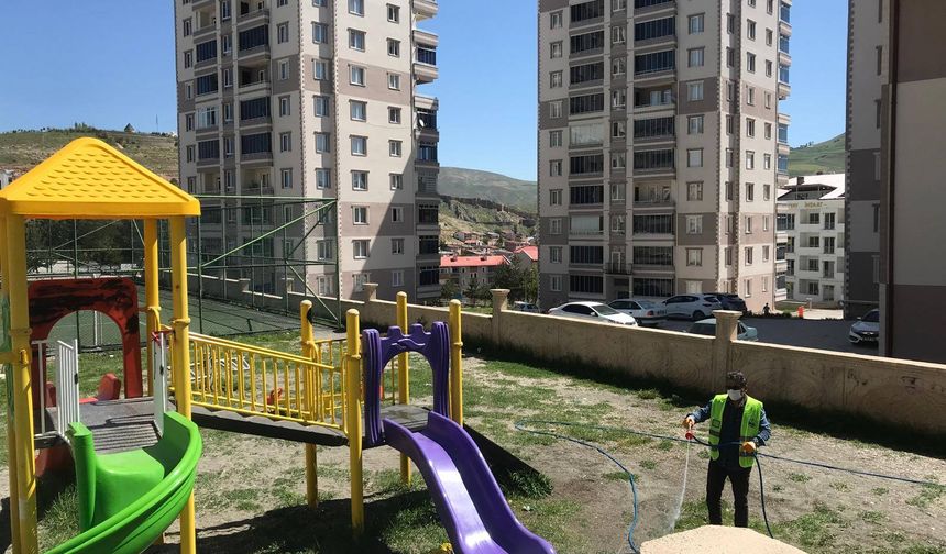 Bayburt Belediyesi’nden Şehir Genelinde Yoğun İlaçlama Çalışması