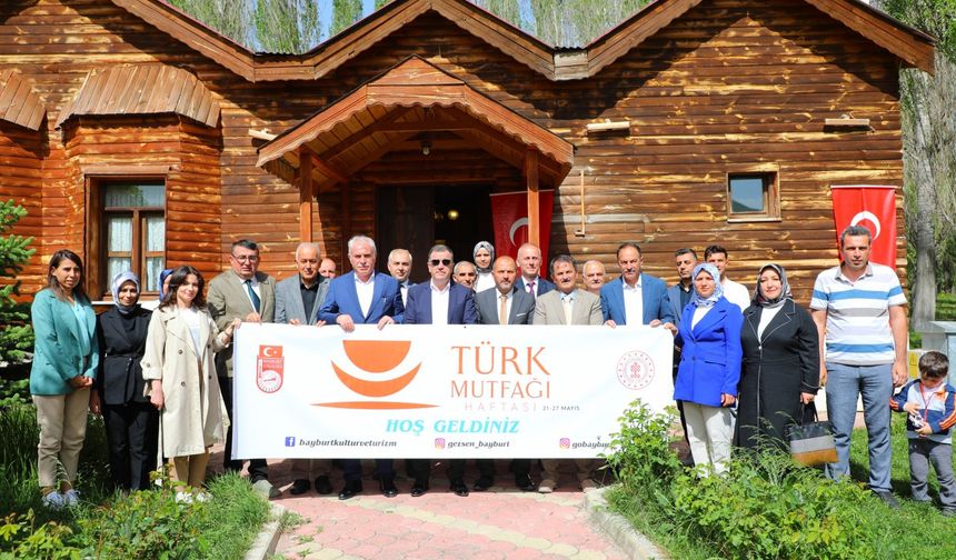 Bayburt’un Coğrafi İşaretli Lezzetleri Türk Mutfağı Haftası’nda Tanıtıldı