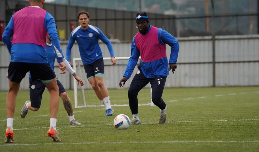 Çaykur Rizespor, Atakaş Hatayspor maçının hazırlıklarına başladı