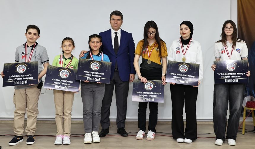 ''Amasya’yı Yaşıyorum Projesi” ödül töreni yapıldı