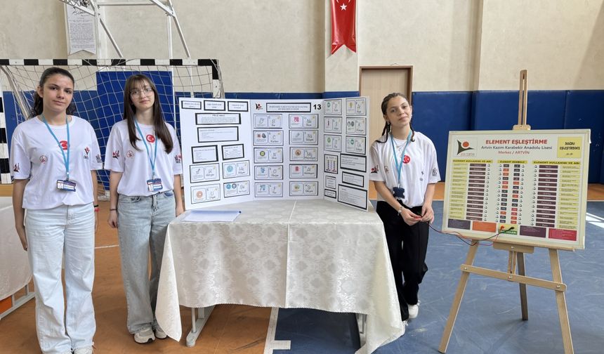 Artvin'de TÜBİTAK 4006 Bilim Fuarı Açıldı