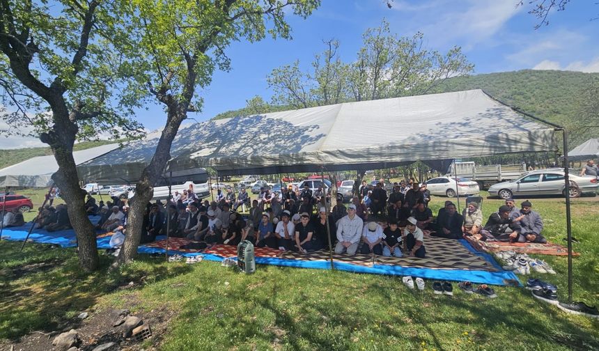 Bayat'ta yağmur duası yapıldı