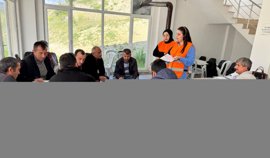 Boyabat'ta belediye personeline iş sağlığı güvenliği ve eğitimi verildi