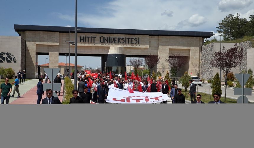 Çorum'da "Şehitlere Saygı ve Vefa Yürüyüşü" yapıldı