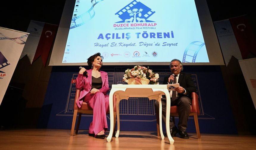 "Düzce Uluslararası Konuralp Film Festivali" başladı
