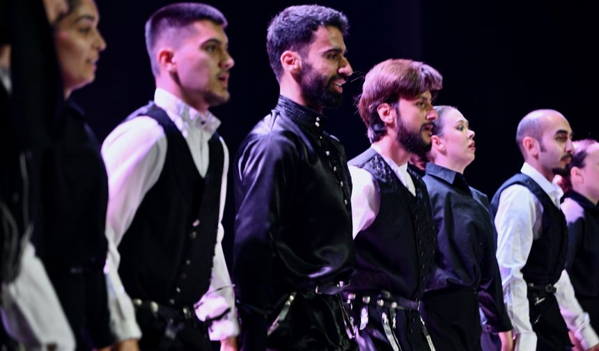 Düzce'de üniversite öğrencilerinden "Kültürlerin Işığında Dans" etkinliği