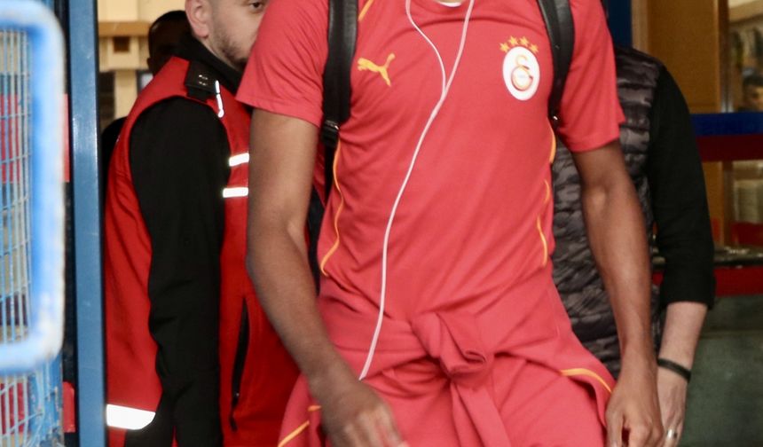 Galatasaray kafilesi Trabzon'a geldi