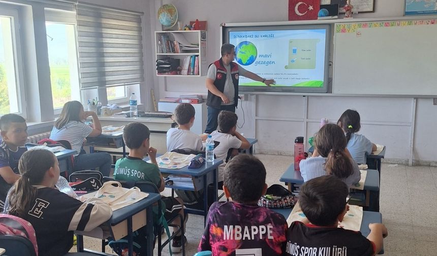 Gümüşhacıköy'de "Su Verimliliği Seferberliği" eğitimleri başladı