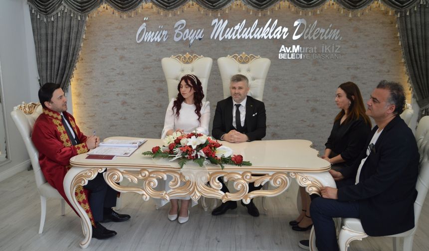 Havza'da nikah için 05.05.2025 yoğunluğu
