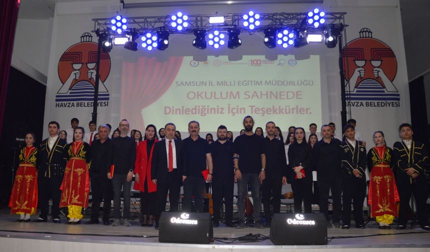 Havza'da "Okulum Sahnede" etkinliği