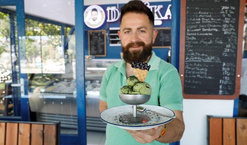 Isırgan otundan yapılan dondurma ağızları tatlandırıyor