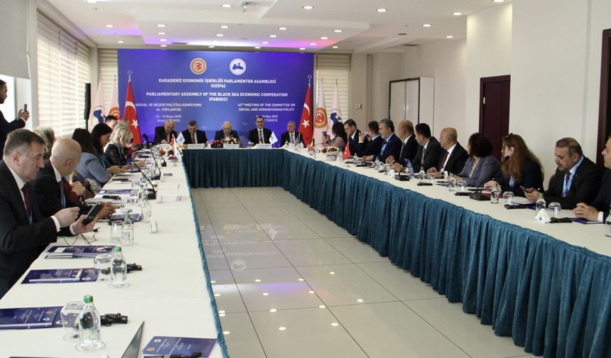 Karadeniz Ekonomik İşbirliği Parlamenter Asamblesi Toplantısı Sinop'ta yapıldı