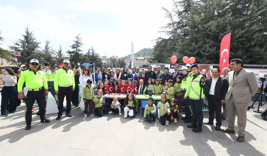 Kastamonu'da "Trafik Haftası" kapsamında etkinlik düzenlendi