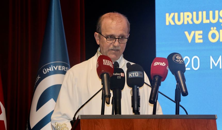 KTÜ'nün kuruluşunun 70. yıl dönümü törenle kutlandı