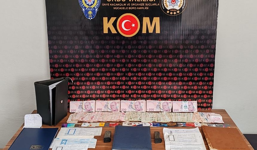 Ordu'da tefecilik operasyonunda 2 zanlı tutuklandı