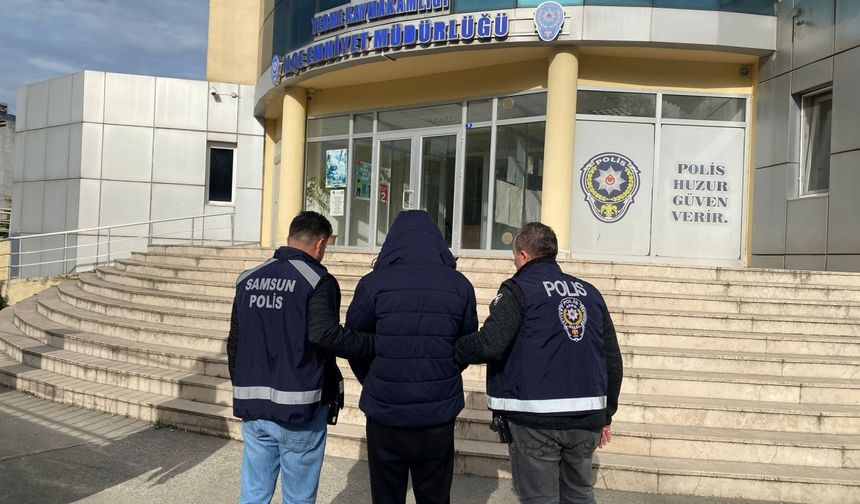 Samsun'da 13 yıl 9 ay kesinleşmiş hapis cezası bulunan hükümlü yakalandı