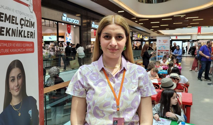 Samsun'da çocuklar değerlerini resim boyayarak tanıdı
