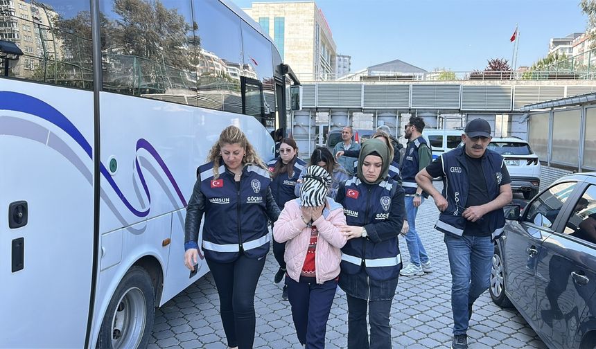 Samsun'da fuhuş operasyonunda 7 zanlı yakalandı