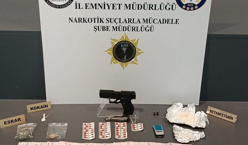 Samsun'da uyuşturucu operasyonunda 6 zanlı yakalandı