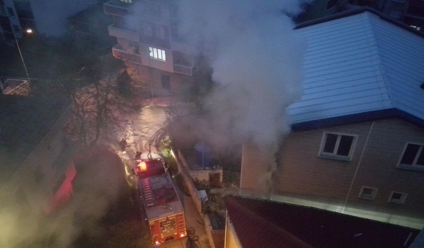 Sinop'ta çıkan baca yangını söndürüldü