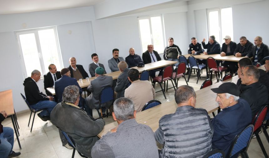Taşova Kaymakamı Kartal’dan köy ziyaretleri