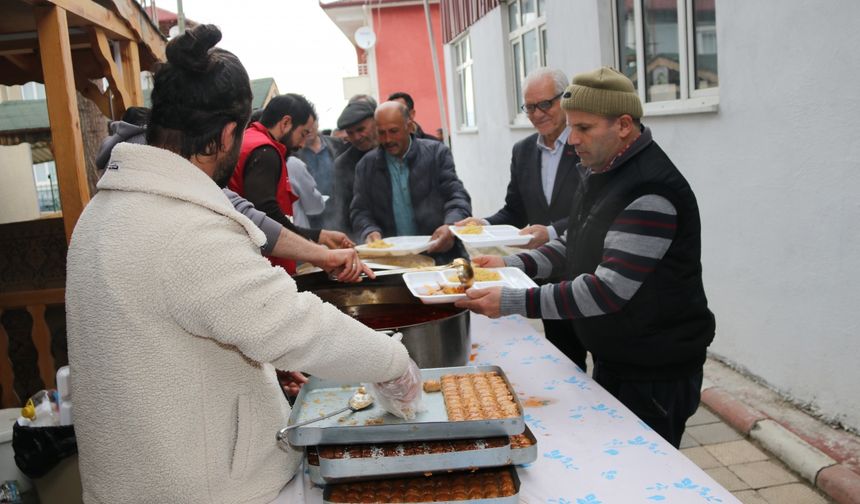 Taşova‘da afet kurbanı kesildi