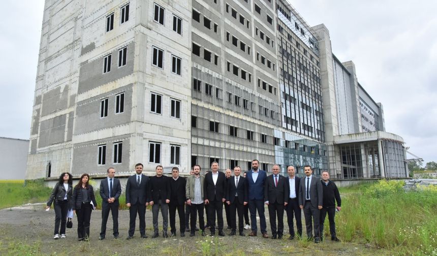 Tekkeköy Devlet Hastanesinin yer teslimi yapıldı