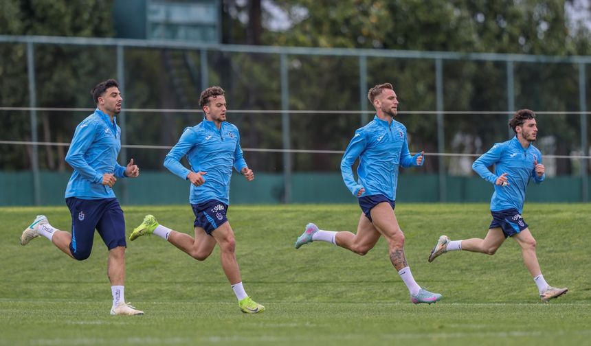 Trabzonspor, Galatasaray maçı hazırlıklarına başladı