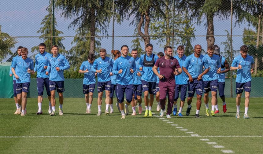 Trabzonspor, Galatasaray maçının hazırlıklarını sürdürdü