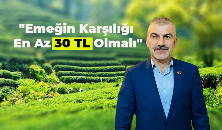 Özçelik: "Emeğin Karşılığı En Az 30 TL Olmalı"