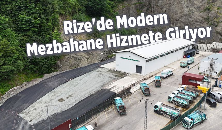 Rize Belediyesi Modern Mezbahanesi Kurban Bayramında Kesim Hizmeti Verecek