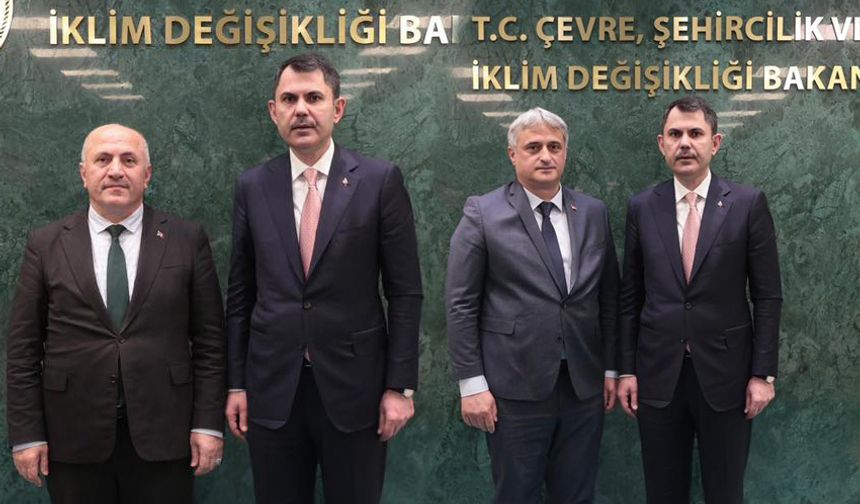 Çayeli ve Madenli Belediye Başkanlarından Bakan Kurum’a Ziyaret