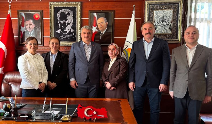 Madenli Belediye Başkanı Çalışkan’a MHP teşkilatından ziyaret