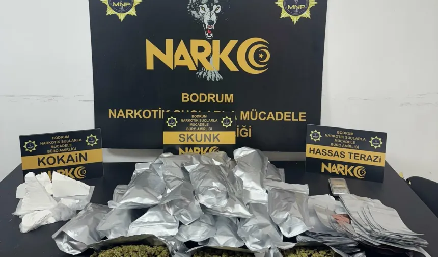 Bodrum'da kokain ele geçirildi; 1 tutuklama