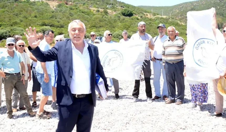 Bodrumlulardan Limak’a sert tepki: "Halk plajından ve kamu arazilerinden elini çek"