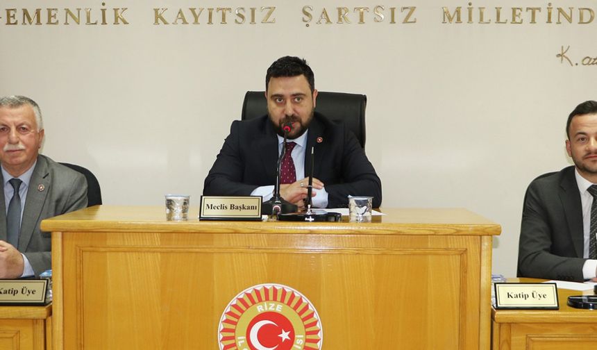 Rize İl Genel Meclisi, RTE Üniversitesi Öğrencilerini Konuk Etti