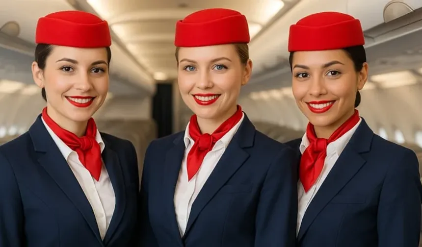 Hostesler aslında bu yüzden kırmızı ruj sürüyormuş