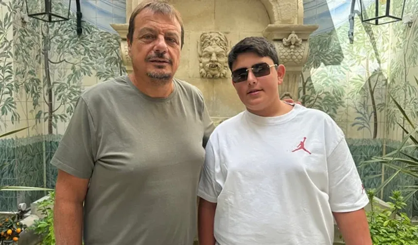 Ergin Ataman'ın oğlundan olay paylaşım