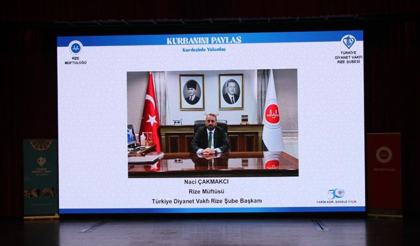 Rize’de “2025 Yılı Vekâletle Kurban Organizasyonu” ve “Yaz Kur’an Kursları” Tanıtıldı