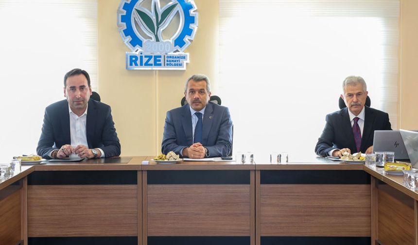 Sanayiciler İstişare ve Bilgilendirme Toplantısı Rize OSB’de Gerçekleştirildi