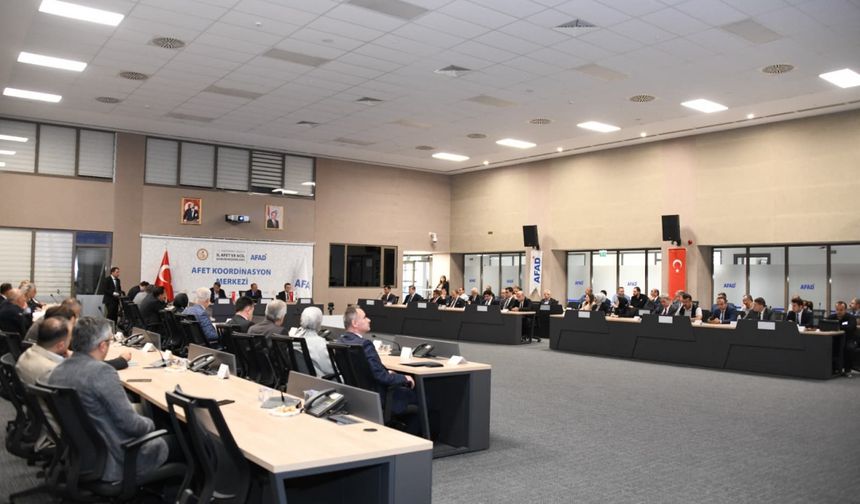 Kastamonu'da Taşkın Koordinasyon Kurulu toplandı