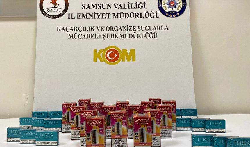 Samsun'da kaçakçılık operasyonunda zanlı yakalandı