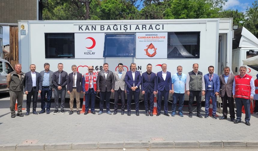 Vezirköprü'de kan bağışı kampanyası