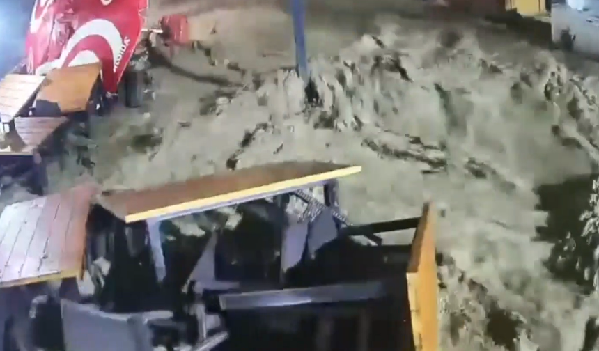 Sosyal tesis sular altında kaldı
