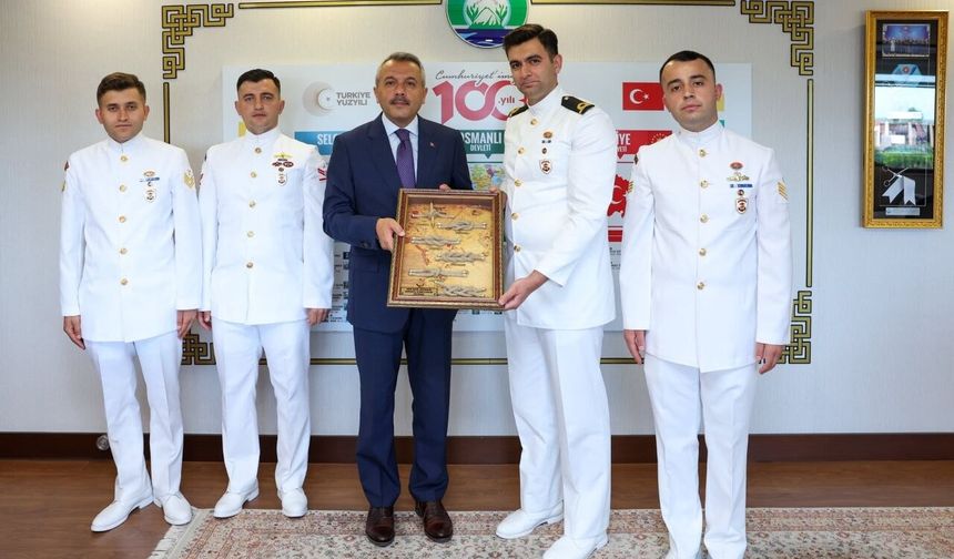 Vali Baydaş'tan Sahil Güvenlik Heyetine kabul etti
