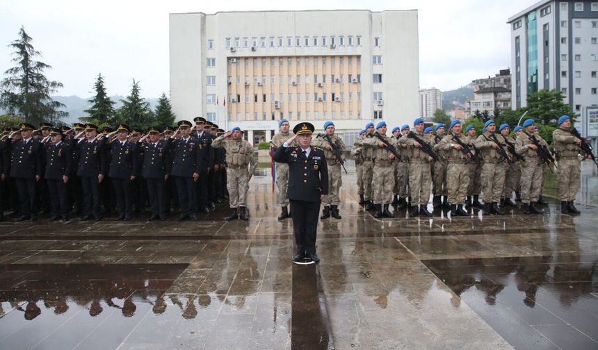 Rize'de Jandarma Teşkilatı'nın 187. kuruluş yıl dönümü kutlandı