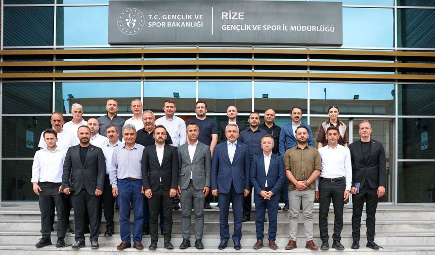 Rize’de Gençlik ve Spor Faaliyetleri Değerlendirme Toplantısı Yapıldı